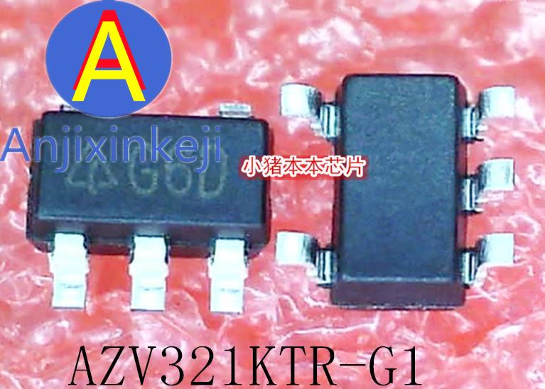 10pcs 100%  ο AZV321KTR-G1 ũ ũ: G6D G6  SOT23-5